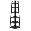 EMOOTTOO 70" Tall Modern Corner Ladder Shelf