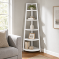 EMOOTTOO 70" Tall Modern Corner Ladder Shelf