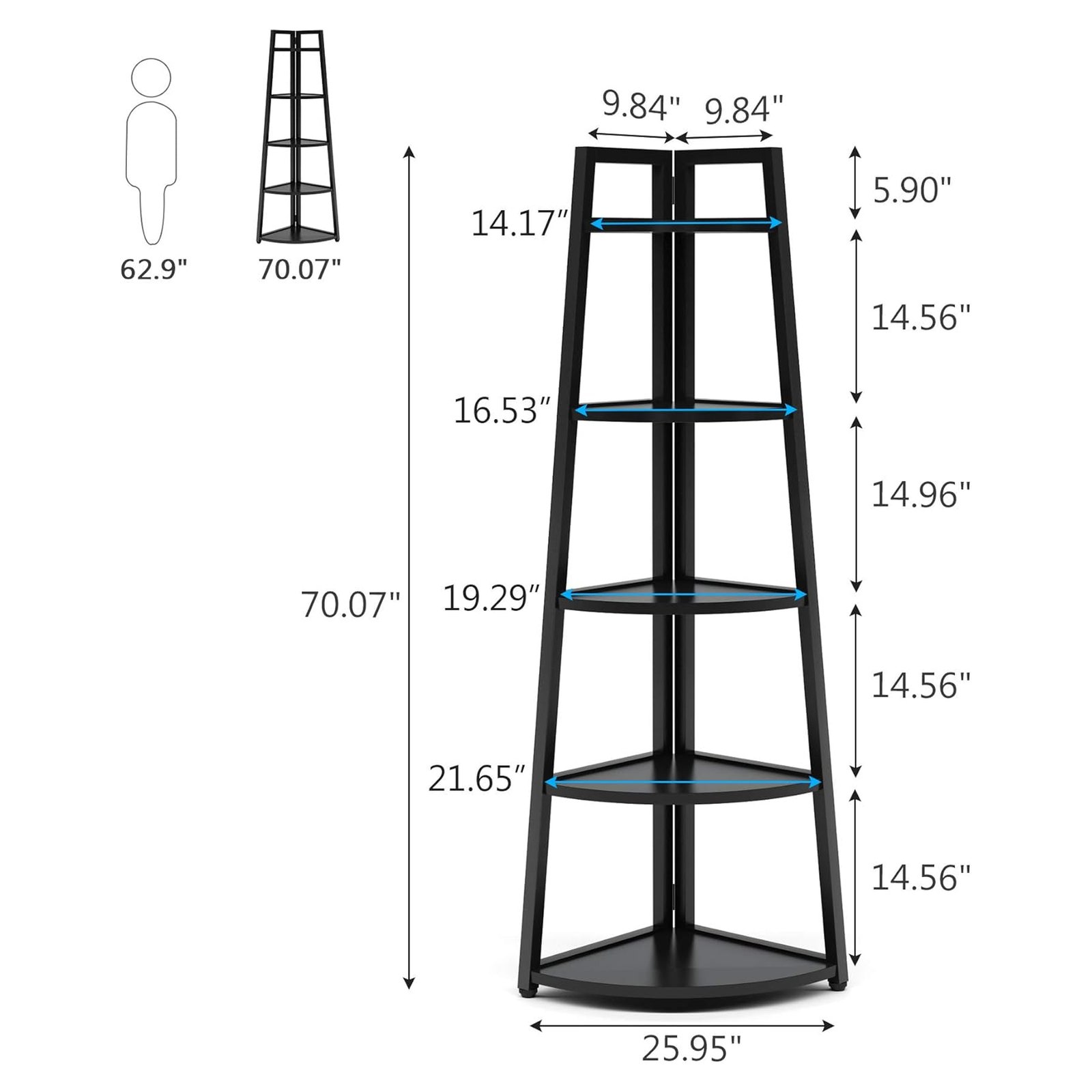 Black | Product Dimensions