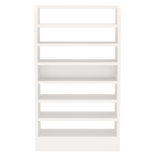 8-Tier Tall Shoe Rack, Open Wooden Shoe Shelf Storage Organizer, Space-Saving Vertical Shoe Stand for Entryway, Closet