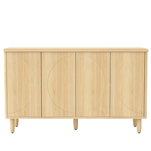 59.4" Modern Oak Sideboard Buffet Cabinet with Storage - product image 2
