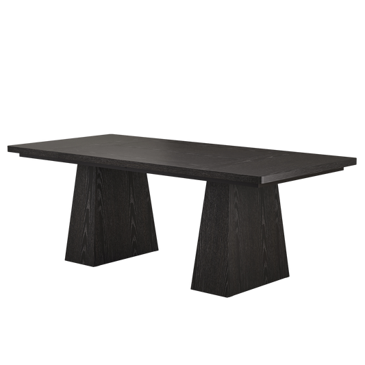 63" Executive Desk with Double Pedestal Base, Large Modern Office Computer Desk with Curved Edges, 300 lbs Capacity