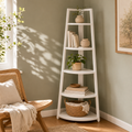 EMOOTTOO 70" Tall Modern Corner Ladder Shelf
