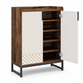 EMOOTTOO 41" Modern Industrial Shoe Storage Cabinet