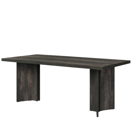 63" Rectangular Dining Table for 4-6 People, Modern Farmhouse Kitchen Table - product image 2