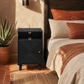 Black | EMOOTTOO 15.7" Nightstand with Charging Station & Storage - product view 14