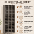 EMOOTTOO 10-Tier Modular Shoe Rack with 30 Cubbies