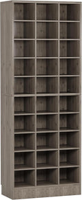 EMOOTTOO 10-Tier Modular Shoe Rack with 30 Cubbies