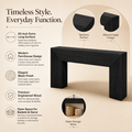 EMOOTTOO Console Table for Entryway