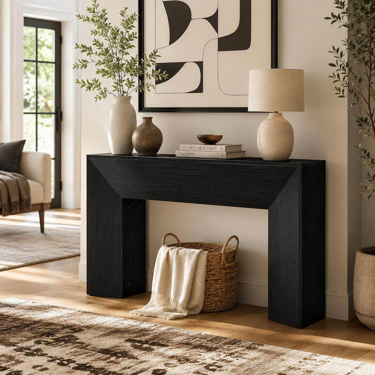 EMOOTTOO Console Table for Entryway