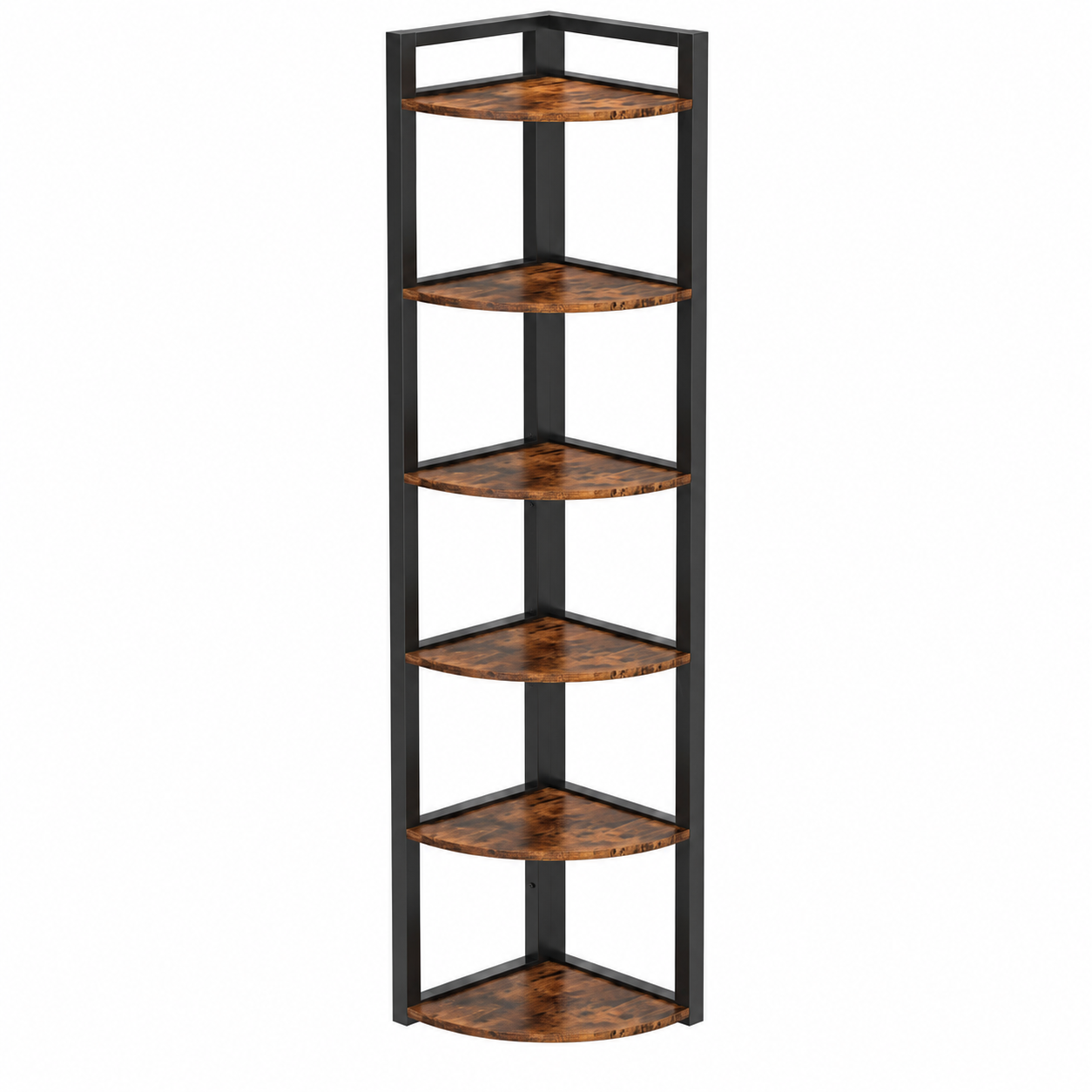 EMOOTTOO 6-Tier Industrial Corner Shelf