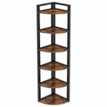 EMOOTTOO 6-Tier Industrial Corner Shelf