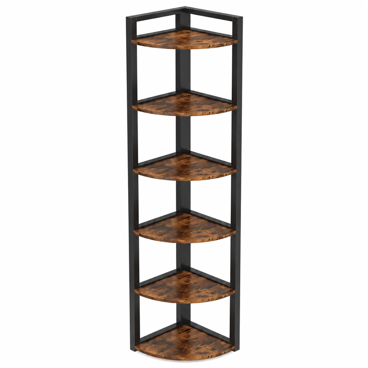 EMOOTTOO 6-Tier Industrial Corner Shelf