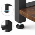 EMOOTTOO 6-Tier Industrial Corner Shelf