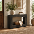 EMOOTTOO Farmhouse Console Table with 11.8"D