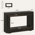 EMOOTTOO Farmhouse Console Table with 11.8"D