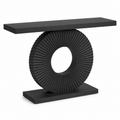 EMOOTTOO Modern Console Table with Geometric Base