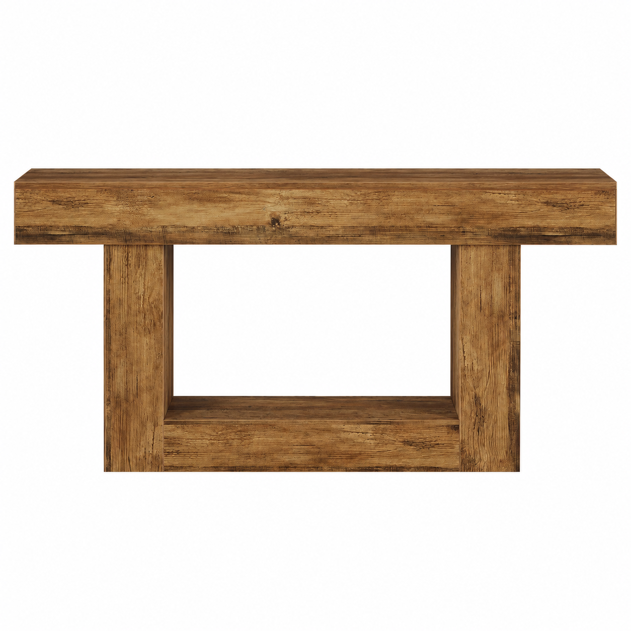 EMOOTTOO 63" Farmhouse Console Table with 2-Tier Storage - product image 9