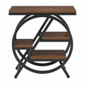 EMOOTTOO 3-Tier Faux Marble End Table