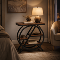 EMOOTTOO 3-Tier Faux Marble End Table