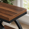 EMOOTTOO 3-Tier Faux Marble End Table