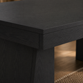 EMOOTTOO 55" Mid-Century Executive Desk, Black