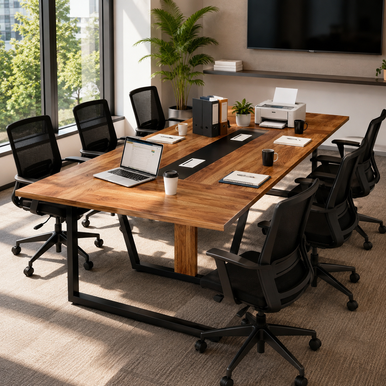 EMOOTTOO 8FT Large Conference Table