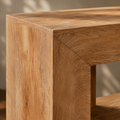 EMOOTTOO Farmhouse Console Table with 11.8"D
