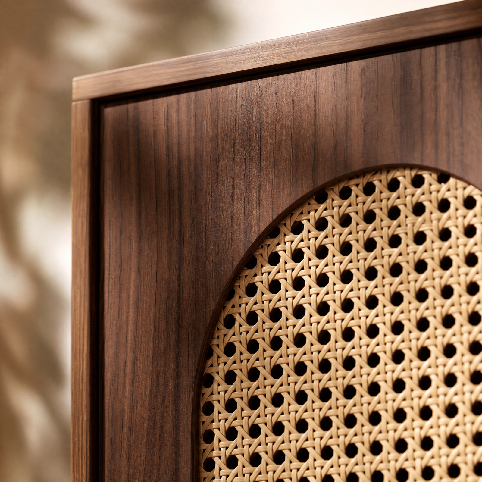 EMOOTTOO 59" Boho Rattan Buffet Sideboard