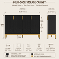 EMOOTTOO 59" Luxury Buffet Sideboard