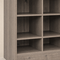 EMOOTTOO 10-Tier Modular Shoe Rack with 30 Cubbies