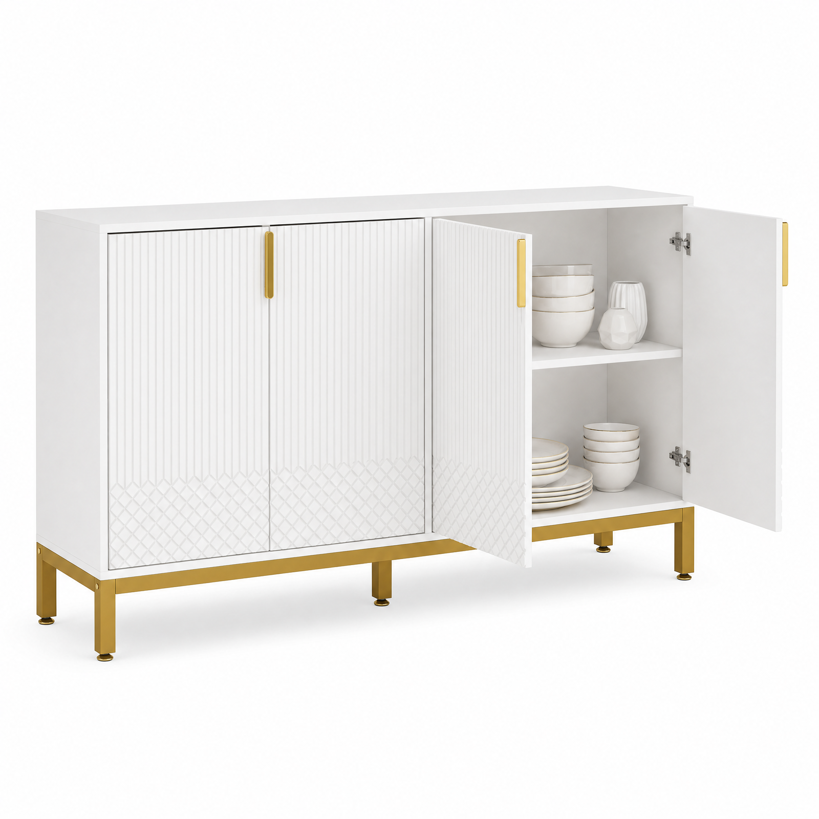 EMOOTTOO 59" Luxury Buffet Sideboard