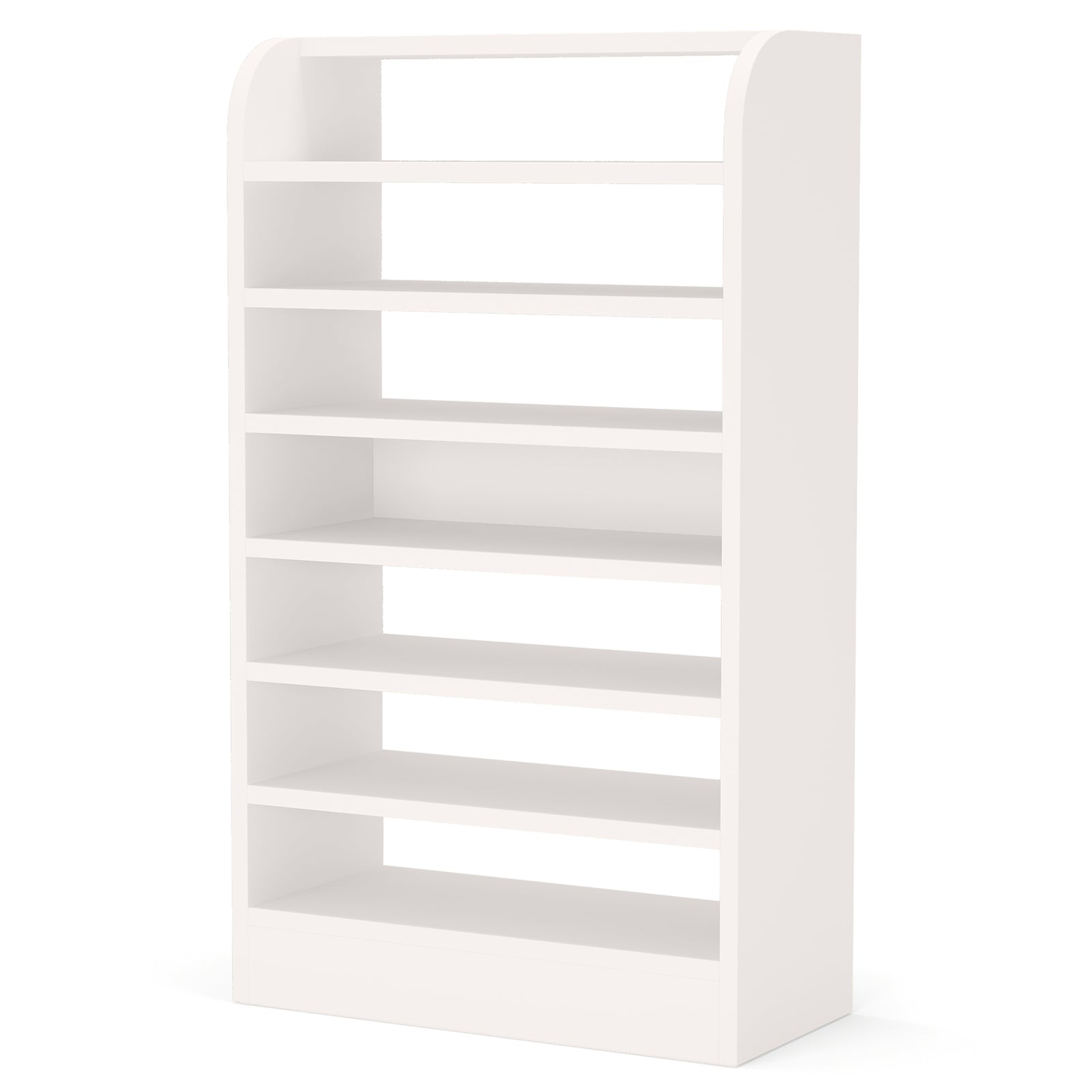 EMOOTTOO 8-Tier Tall Shoe Rack, White