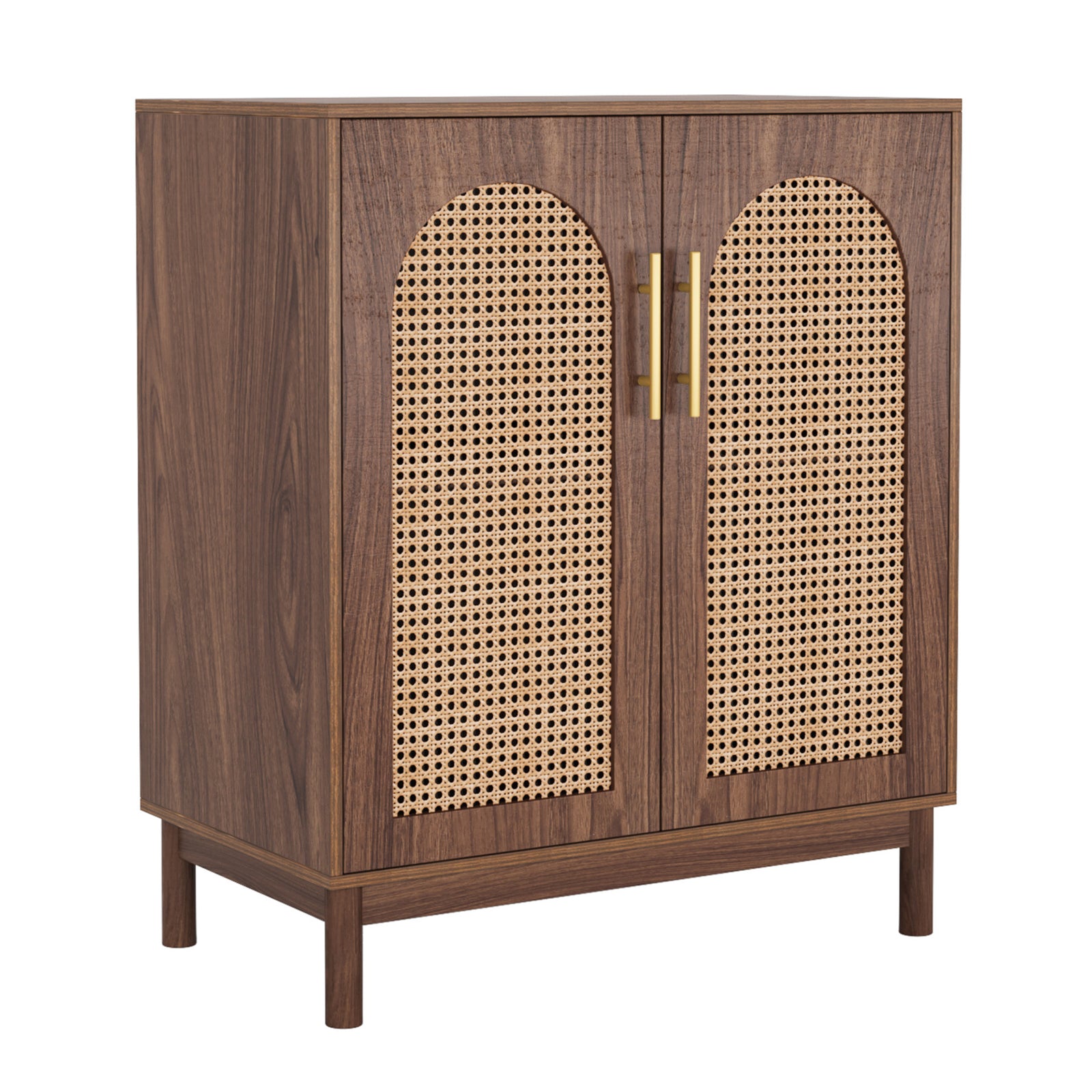 EMOOTTOO 59" Boho Rattan Buffet Sideboard