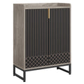 EMOOTTOO Modern 5-Tier Shoe Cabinet with Doors