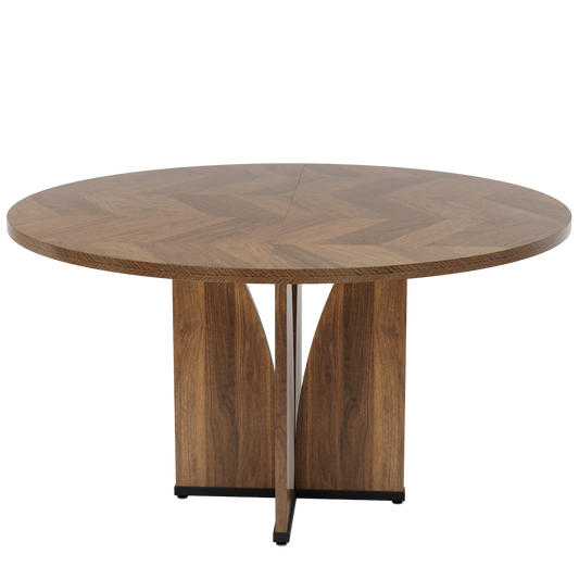 39.37" Round Dining Table for 4, Mid-Century Modern Kitchen Table - product image 2