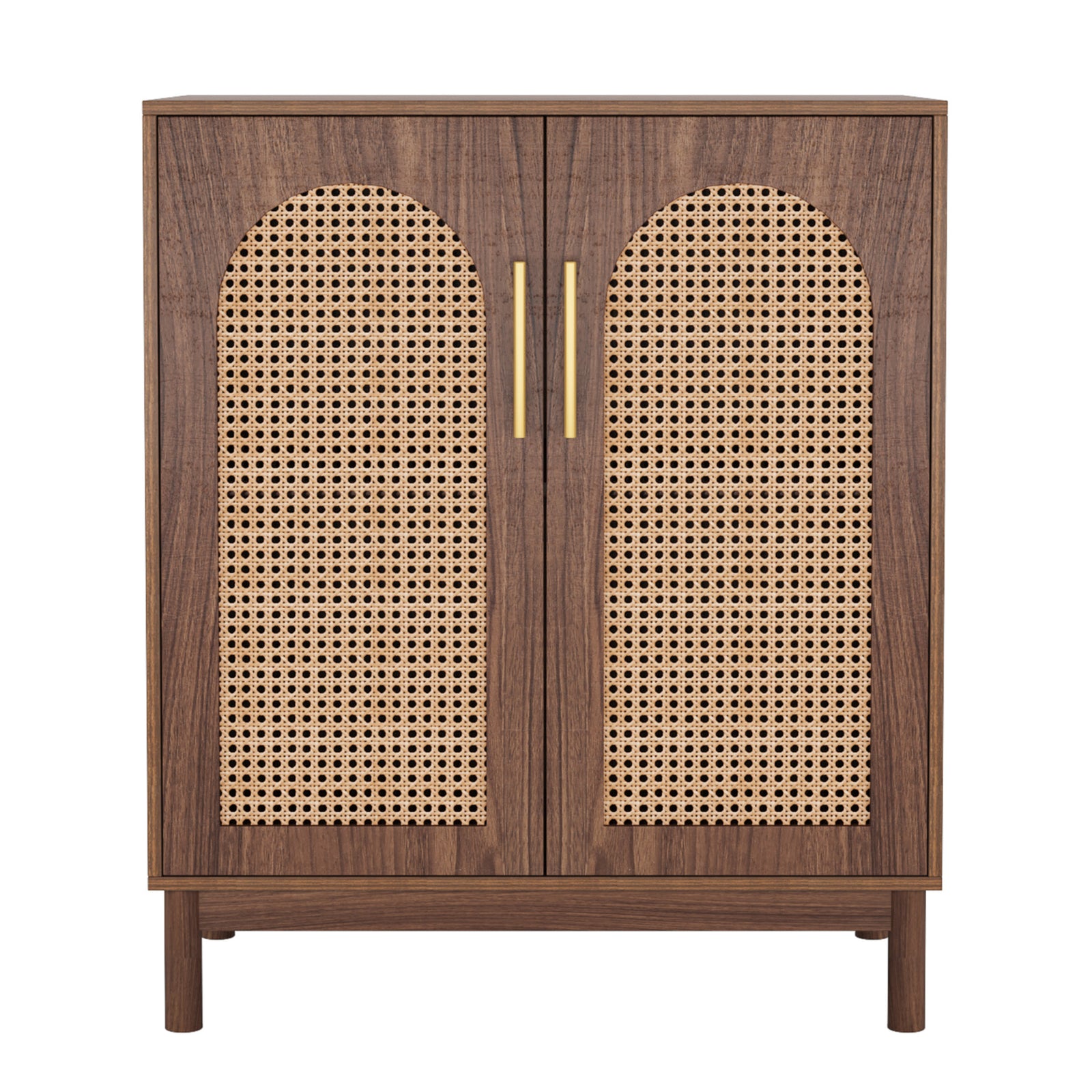 EMOOTTOO 59" Boho Rattan Buffet Sideboard