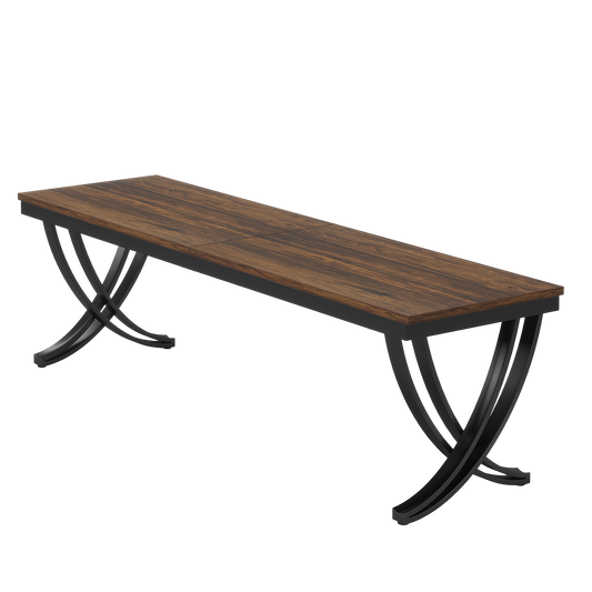 2 Person Desk, 78 Inch Long Computer Desk, Two People Office Table with Stylish Legs, Double Workstation for Home Office