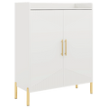 EMOOTTOO 6-Tier Fluted-Door Shoe Cabinet