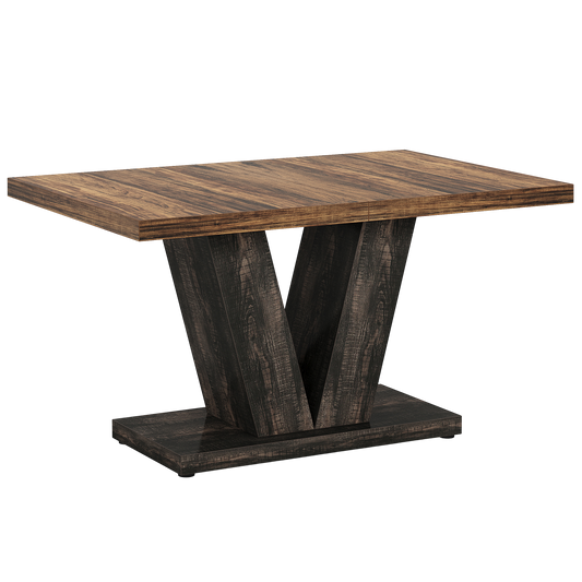 47" Rectangular Dining Table for 4, Modern Industrial Kitchen Table - product image 2