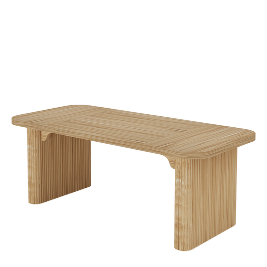 62" Executive Desk, Large Office Computer Desk with Double Pedestal, Modern Simple Style Rectangle Writing Table for Home