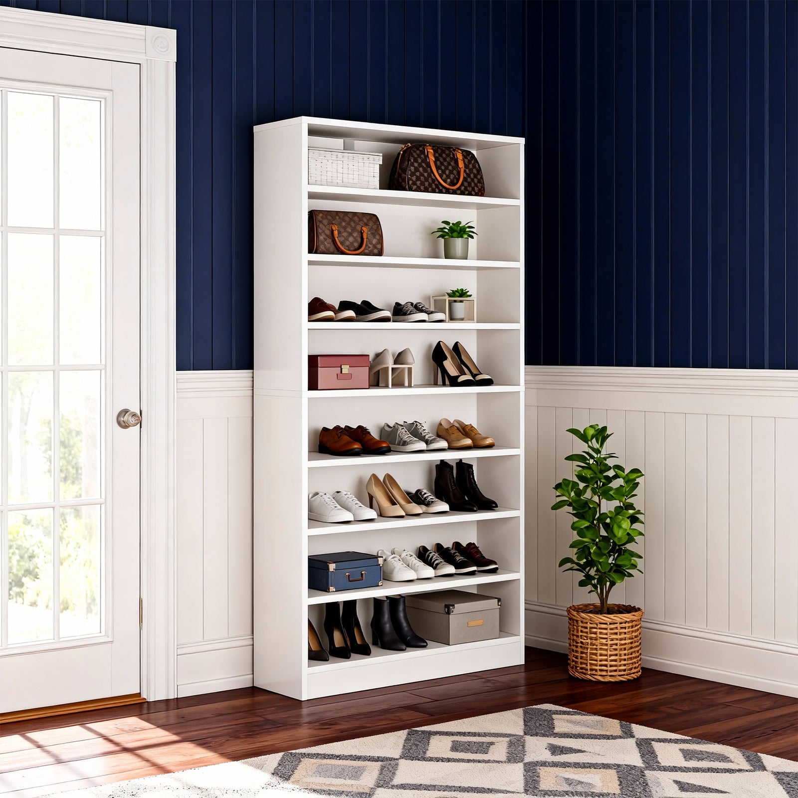 EMOOTTOO 9-Tier Tall Shoe Rack